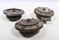 LUCAS: A set of three Lucas electric horns, 12.5cm diameter - 2