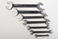 T WILLIAMS: A 1930/40s TW set of seven super slim spanners BSF, AF and W