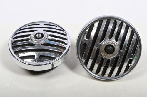 LUCAS: A pair of Lucas Altette electric horns, 12.5cm diameter