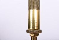 ENOTS: A circa 1920s Enots Autoram brass grease gun,24cm long - 3