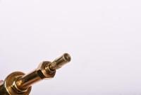 ENOTS: A circa 1920s Enots Autoram brass grease gun,24cm long - 4