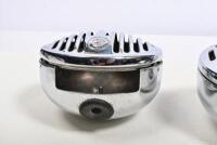 LUCAS: A pair of Lucas Altette electric horn cases, 13cm diameter - 3