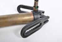 PRIMA: A 1920s Prima brass footpump, 52.5cm high - 3