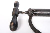 SHELLEY: A 1920s Shelley steel footpump, 53cm high - 2