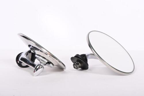 WING MIRRORS: A pair of right and left mount mirrors, NOS, 4 in
