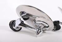 WING MIRRORS: A pair of right and left mount mirrors, NOS, 4 in - 2