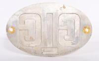 GIG: A French war veterans aluminium plate by Depose, numbered 32930, 10 x 16cm - 2