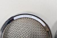 LUCAS: A pair of Lucas New Alto electric horn covers, 13cm diameter - 4