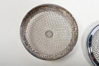 LUCAS: A pair of Lucas New Alto electric horn covers, 13cm diameter - 5