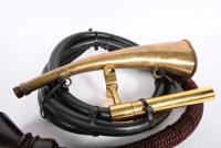 CHAUFFEUR INTERCOM: An early 1920s chauffeurs intercom, bakelite mouthpiece and brass horn - 2