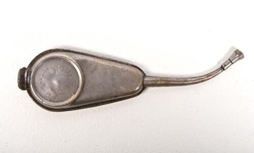THE KEYSTONE: A circa 1900 The Keystone nickle on brass oiler, stamped The Keystone British Make to side, 13.5cm high