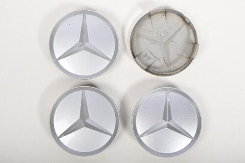 MERCEDES: A set of four 1970/80s Mercedes wheel inserts, 7.5cm diameter