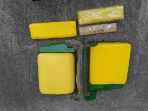 SEATS: Two John Deere seats, with base and back cushions