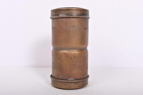 LUCAS: A brass Lucas No 120 spare bulb holder, 14cm high