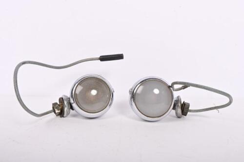 LUCAS: A pair of Lucas "King of the Road" lamps, glass 4.3cm