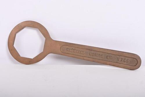 VAUXHALL: A NOS Vauxhall fuel cap spanner, stamped Y743, 24.5cm long