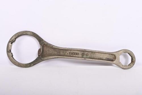 WOLSELEY: A Wolseley 1913-15 wheel nut spanner, stamped 2393 X 1, 43cm long, can laos be used for other veteran cars with wire wheels