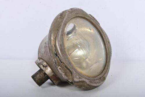 PARKLIGHT: A vintage American parklight with original globe, glass 7.5cm diameter