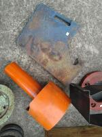 PARTS: A group of miscellaneous parts springs, wheels, pulley and other items - 3