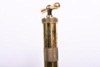 ENOTS: A circa 1920s&nbsp;Enots motorcycle brass grease gun, 22.5cm long - 2