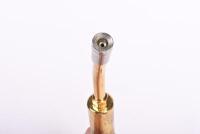 ENOTS: A circa 1920s&nbsp;Enots motorcycle brass grease gun, 22.5cm long - 3