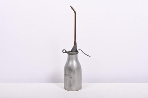 REILANG: A 1950s French ReiLang '2' 300ML aluminium oiler, 33cm high