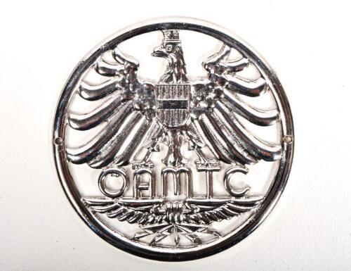 OAMTC: A 1920s Austrian &Atilde;&ndash;sterreichische Automobil Motorrad und Touring Club badge, nickel on brass, 8cm diameter