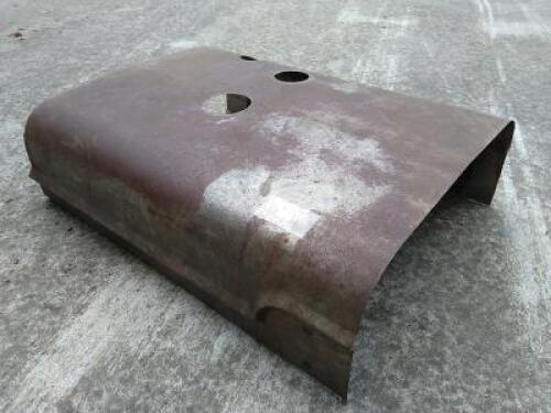 BONNET: A metal bonnet likely from a McCormick-Deering