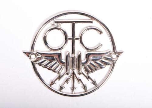AUSTRIA: A 1920s Austrian "Osterr Automobil Club" badge, nickle on brass, replated, 9.5cm diameter