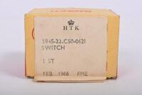 BOSCH: Two BOSCH new old stock items.Illuminated indicator switch, with push button horn switch. Circa 1960's - 4