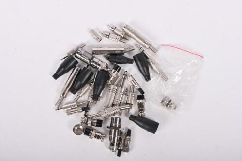 JACKS: A packet of new old stock assorted jacks and plugs. Approximately 36 in number.