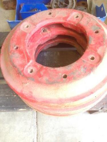 WEIGHTS: Three rear wheel weights, 45cm diameter