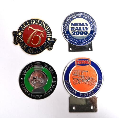 RALLY: Four rally/trail badges mainly for vintage & veteran vehicles