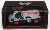 McLAREN: A NOS 1:18 scale UT Models McLaren F1 GTR Longtail 1997 Le Mans #39 "Gulf"die-cast model