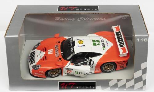 PORSCHE: A NOS 1:18 scale UT Models Porsche 911 GT1 1997 Collard/Baldi #17 "Giesse" die-cast model