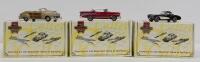 MATCHBOX: 3 NOS 1:43 scale Matchbox:- Chevrolet 1957 Bel Air; Chrysler 1947 Town & Country; and Chevrolet 1956 Corvette die-cast models - each with Certificate of Authenticity