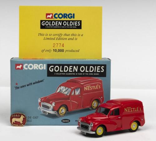 MORRIS: A NOS 1:43 scale Corgi Morris 1000 Van "Nestle's" die-cast model