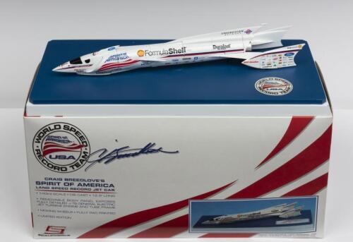 LAND SPEED VEHICLE: A NOS 1:43 scale Scaleworks Model of Craig Breedlove's "Spirit of America" Land Speed Record Jet Car die-cast model
