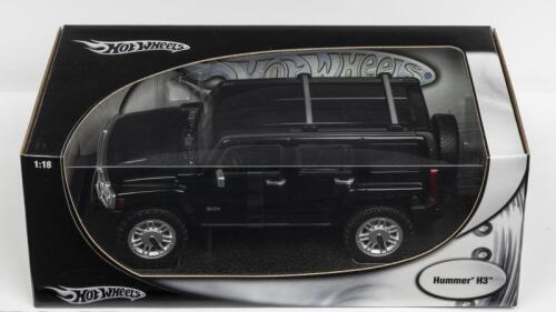 HUMMER: A NOS 1:18 scale Hot Wheels Black Hummer H3 die-cast model