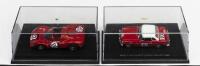FERRARI/MGB: TWO NOS 1:43 scale Universal Hobbies Cars:- Ferrari #224 & MGB #183 1966 Monte Carlo Rallye die-cast models