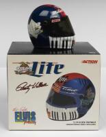 HELMET: A NOS 1:4 scale Action Racing Collectables 1998 Rusty Wallace Helmet with Elvis Graphics and Moveable Visor