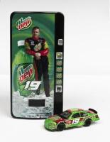 NASCAR: A NOS 1:64 scale Action Racing Collectables 2002 Dodge Intrepid R/T Jeremy Mayfield "Mountain Dew" #19 die-cast model contained in metal vending machine with hinged door