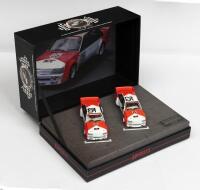 HOLDEN: A NOS 1:43 scale Biante VK Commodores Group C 1984 Bathurst 1-2 Finish Twin Set: 1st place #05 Brock/Perkins - 2nd place #25 Harvey/Parsons die-cast models with numbered plaque
