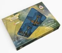CORGI: A NOS 1:144 scale Corgi "Battle of Britain" Memorial Flight Spitfire and Hurricane Set die-cast models