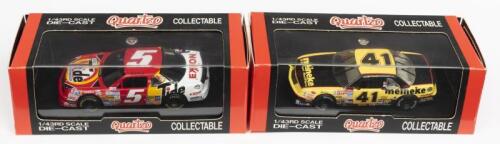 CHEVROLET: Two NOS 1:43 scale Quartzo Chevrolet Lumina's: Ricky Rudd "Tide" #5 and Joe Nemechek "Meineke Mufflers"#41 die-cast models