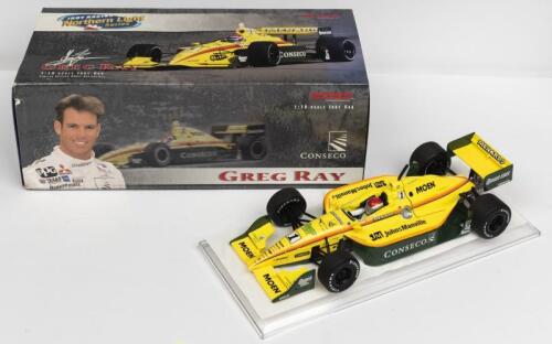INDY CAR: A NOS 1:18 scale Action Racing Collectables Dallara Indy Car - Greg Ray #1 2000 "Menards-Conseco" die-cast model