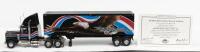 KENWORTH: A NOS 1:58 scale Matchbox Kenworth Truck with "Harley Davidson" Liveried Trailer with Certificate of Authenticity die-cast model