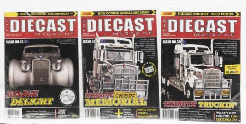 MAGAZINES: Three NOS "The Diecast Magazine", issue numbers 30, 39 and 44