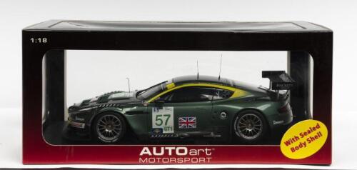 ASTON MARTIN: A NOS 1:18 scale Autoart Aston Martin DBR9 #57 2005 Sebring, Brabham/Turner/Ortelli die-cast model