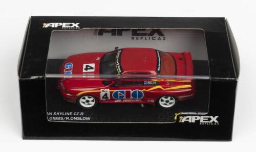 NISSAN: A NOS 1:43 scale Apex Replicas Nissan Skyline GT-R #4 1991 "GIO" Winner Sandown 500 - Gibbs/Onslow limited edition 1 of 526 die-cast model
